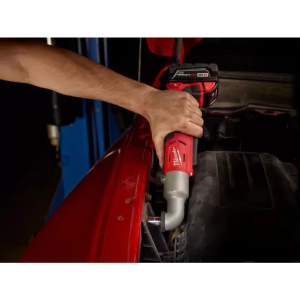 Milwaukee M18 18-Volt Lithium-Ion Cordless 3/8 in. 2-Speed Right Angle Impact Wrench (Tool-Only)