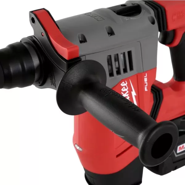 Milwaukee M28 FUEL 28-Volt Lithium-Ion Brushless Cordless 1-1/8 in. SDS Plus Rotary Hammer Kit w/(2) 3.0Ah Batteries