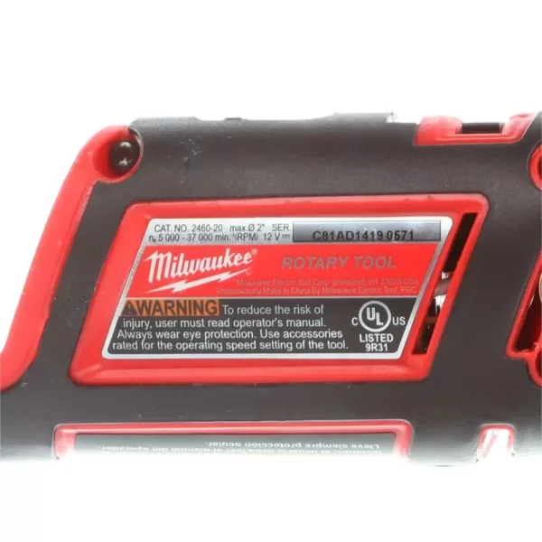 Milwaukee M12 12-Volt Lithium-Ion Cordless Rotary Tool (Tool-Only)