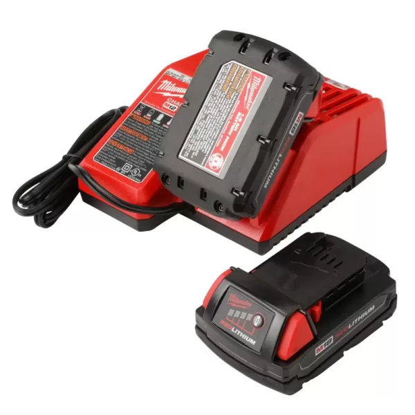 Milwaukee M18 18-Volt Lithium-Ion Cordless Rotary Cut Out Tool Kit with Two 1.5 Ah Batteries, Charger and Tool Bag