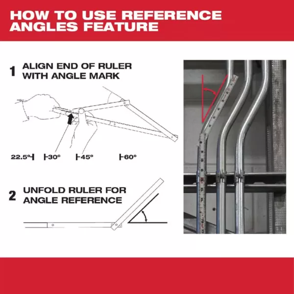 Milwaukee 78 in. Engineer's Composite Folding Ruler