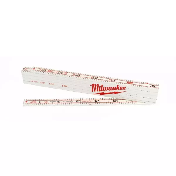 Milwaukee 78 in. Engineer's Composite Folding Ruler