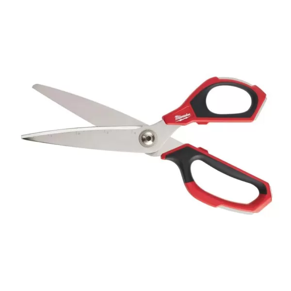 Milwaukee Jobsite Straight Scissors with Iron Carbide Blades