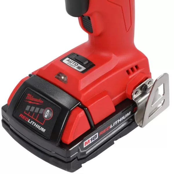 Milwaukee M18 FUEL 18-Volt Lithium-Ion Brushless Cordless Compact Drywall Screw Gun Kit w/(2) 2.0Ah Batteries, Charger, Tool Bag