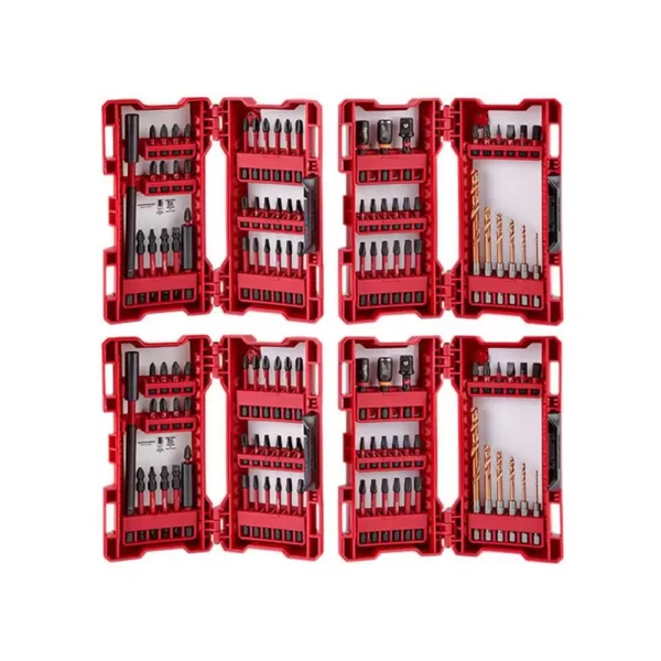 Milwaukee SHOCKWAVE High Speed Steel Impact Duty Drill and Drive Bit Set (120-Piece)