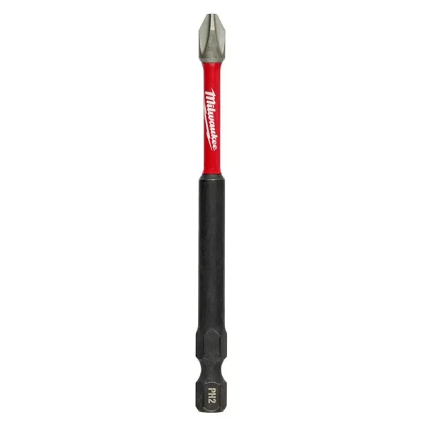 Milwaukee Shockwave Impact Duty #2 Philips 3-1/2 in. Steel Power Bit