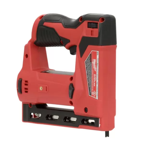 Milwaukee M12 12-Volt Lithium-Ion Cordless 3/8 in. Crown Stapler (Tool-Only)