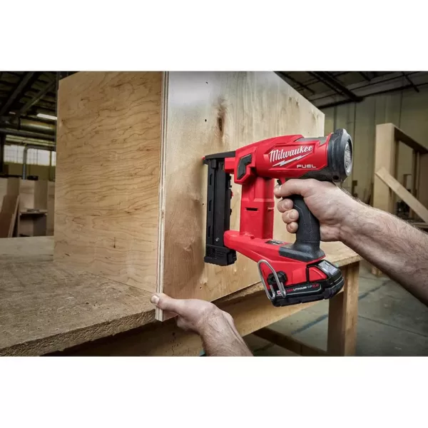 Milwaukee M18 FUEL 18-Volt Lithium-Ion Brushless Cordless 18-Gauge 1/4 in. Narrow Crown Stapler (Tool-Only)