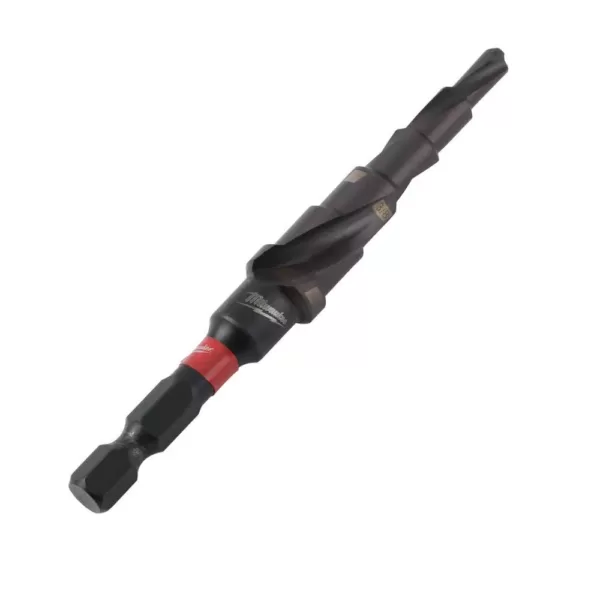 Milwaukee 3/16 in. - 1/2 in. x 1/16 in. #2 Shockwave Impact Duty Titanium Step Bit