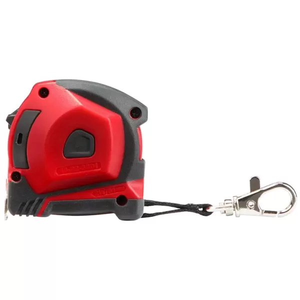 Milwaukee 10 ft. Keychain Tape Measure with LED Light