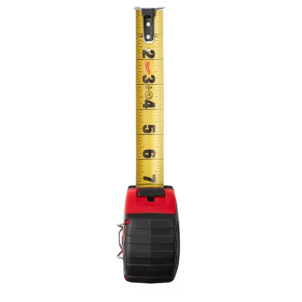 Milwaukee 25 ft. x 1.3 in. Gen II STUD Magnetic Tape Measure with 14 ft. Standout (2-Pack)