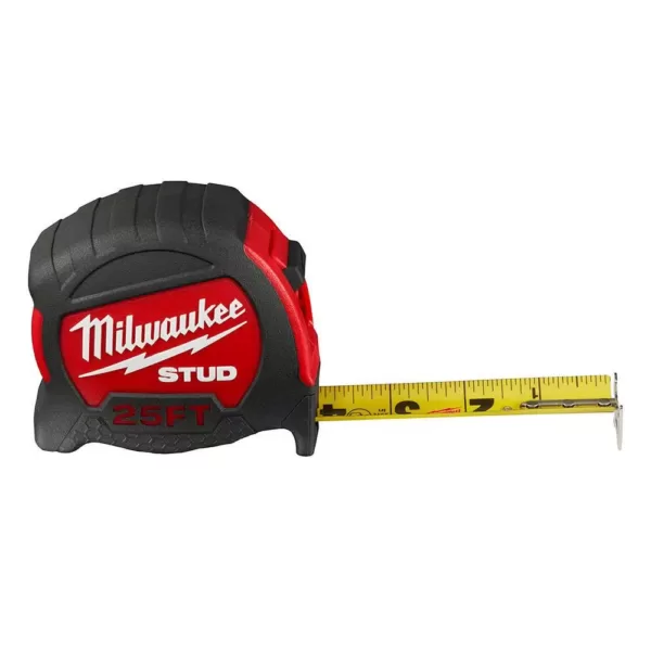 Milwaukee 25 ft. and 16 ft. STUD Tape Measure (2-Pack)