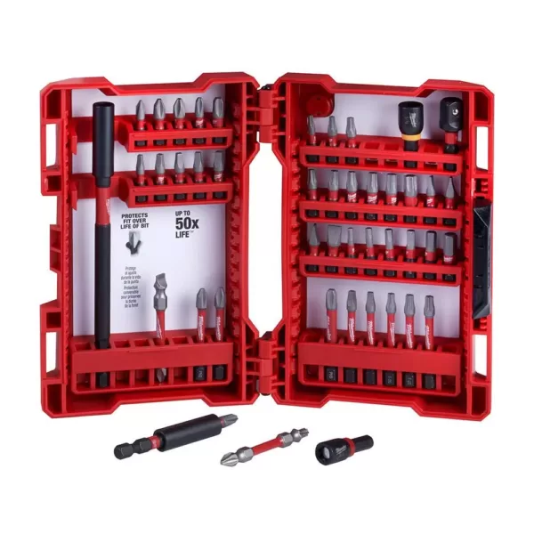 Milwaukee SHOCKWAVE Impact Duty Titanium Drill Bit and SHOCKWAVE Impact Duty Steel Driver Bit Set (68-Piece)