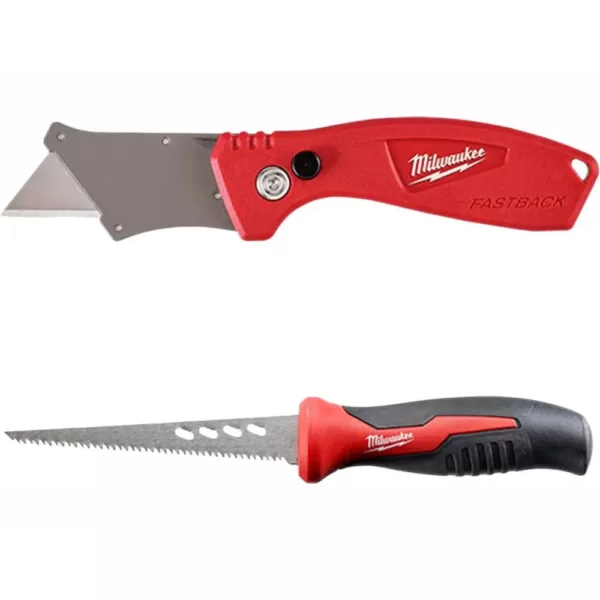 Milwaukee FASTBACK Compact Flip Utility Knife With 6 in. Fixed Jab Saw