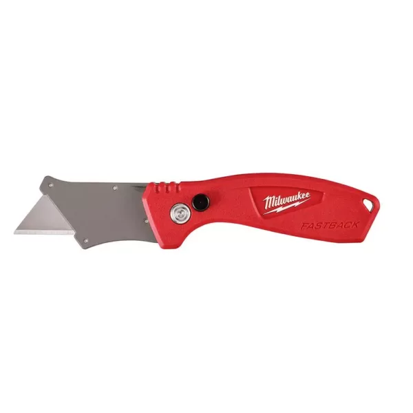 Milwaukee FASTBACK Compact Flip Utility Knife With 6 in. Fixed Jab Saw