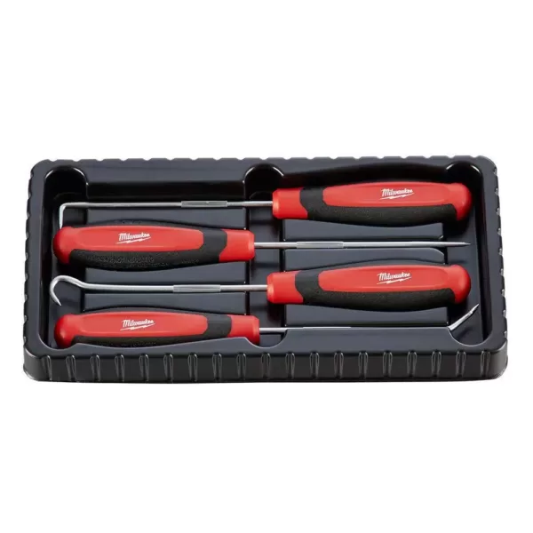 Milwaukee Combination SAE Wrench Mechanics Tool Set & Hook and Pick Set (19-Piece)