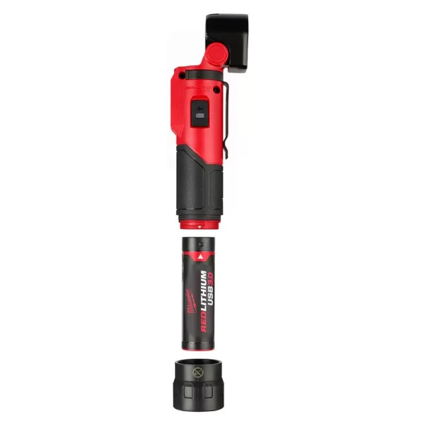 Milwaukee 500 Lumens LED Pivoting Rechargeable Flashlight