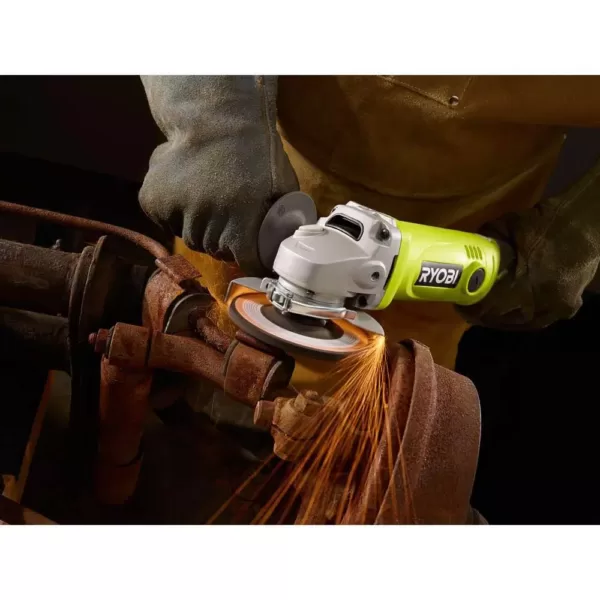 RYOBI 7.5 Amp 4.5 in. Corded Angle Grinder