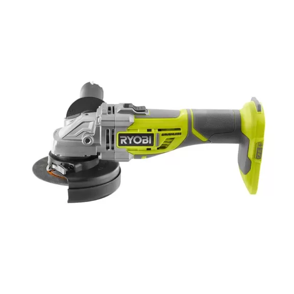 RYOBI 18-Volt ONE+ Cordless Brushless 4-1/2 in. Cut-Off Tool/Angle Grinder (Tool Only)