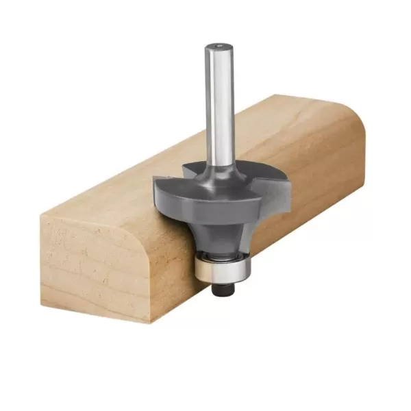 RYOBI 18-Volt ONE+ Cordless Fixed Base Trim Router with Roundover Router Bit Set (4-Piece)