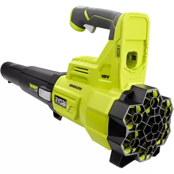 RYOBI ONE+ 18-Volt Cordless Attachment Capable Brushless String Trimmer and Leaf Blower, 4.0 Ah Battery and Charger Included