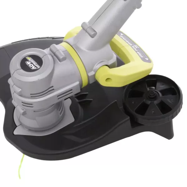 RYOBI Reconditioned 40-Volt Lithium-Ion Cordless String Trimmer/Edger