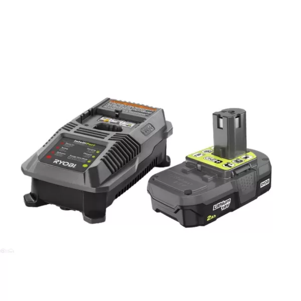 RYOBI 18-Volt ONE+ Cordless 1/2 in. Hammer Drill/Driver with Handle with 2.0 Ah Battery and Charger Kit