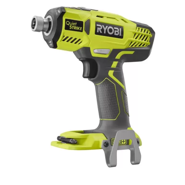 RYOBI 18-Volt ONE+ Cordless 1/4 in. Hex QuietSTRIKE Pulse Driver with 1.5 Ah Compact Lithium-Ion Battery