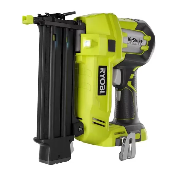 RYOBI 18-Volt ONE+ Lithium-Ion Cordless 7-1/4 in. Compound Miter Saw and AirStrike 18-Gauge Brad Nailer (Tools Only)