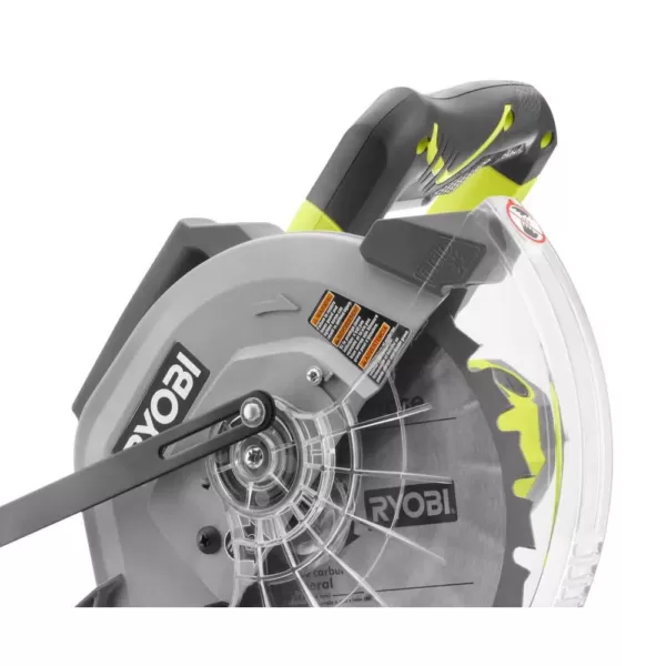 RYOBI 10 in. Sliding Miter Saw with LED and Miter Saw Stand with Tool-Less Height Adjustment