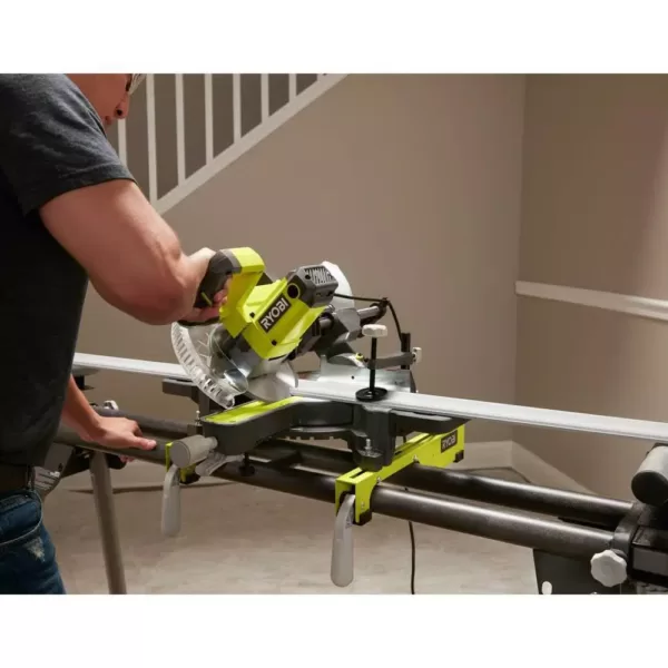 RYOBI 7 1/4 in. Sliding Miter Saw with Stand