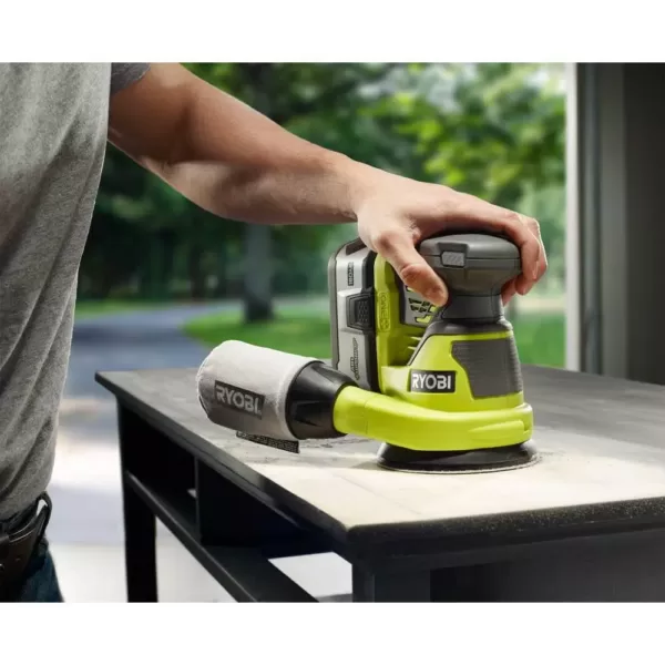 RYOBI 18-Volt ONE+ Lithium-Ion Cordless 3-1/4 in. Planer and 5 in. Random Orbit Sander (Tools Only)