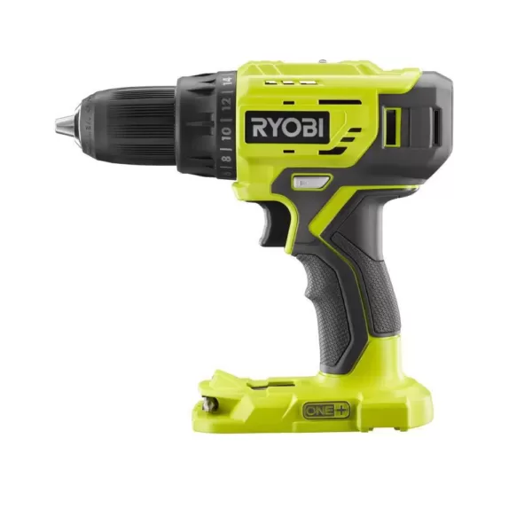 RYOBI ONE+ 18V Cordless 1/2 in. Drill/Driver Kit w/ 1.5 Ah Battery & 18V Charger w/ Impact Rated Driving Kit (20-Piece)