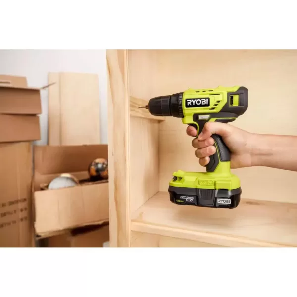 RYOBI 18-Volt ONE+ Cordless 3/8 in. Drill/Driver Kit with 1.5 Ah Battery and Charger