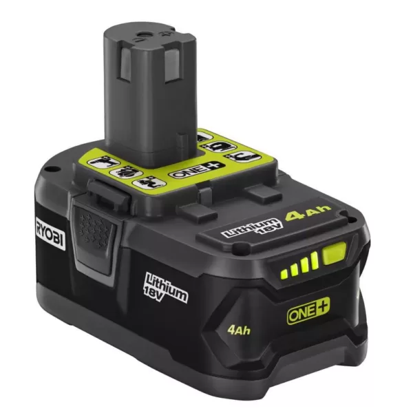 RYOBI ONE+ 18V Super Charger Kit with (1) 1.5 Ah Battery and (1) 4.0 Ah Battery