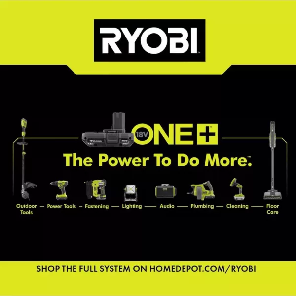 RYOBI 18-Volt ONE+ Cordless Brushless Reciprocating Saw (Tool Only) with Wood Cutting Blade