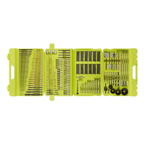 RYOBI Impact Rated Driving Kit (40-Piece) and Multi-Material Drill and Drive Kit (300-Piece)