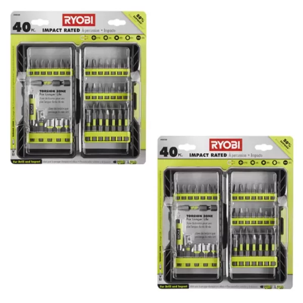 RYOBI Impact Rated Driving Kit (40-Piece) 2-Pack