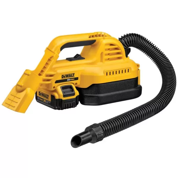 DEWALT 20-Volt MAX Lithium-Ion 1/2 Gal. Wet/Dry Portable Vac Kit